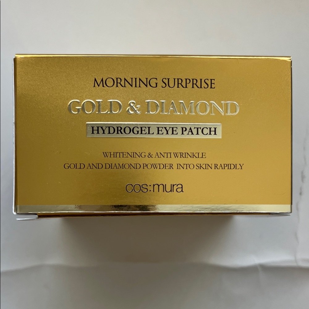Cos:mura Korean skincare: Gold & Diamond Hydrogel Eye Patches
